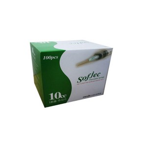 화진메디칼 일회용주사기 10cc 18G 1괴2분의1인치 38mm 박스(100개), 1개