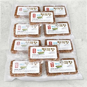 [솔담콩] 무염 청국장 200g, 10개
