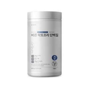 바른 락토프리 분리유청 식물성 단백질 곡물맛 800g, 1개