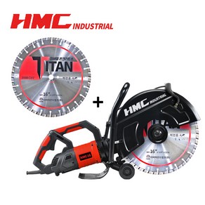 16인치 전기컷터기 HMC-16 / 철근콘크리트 석재용 / 3500W, 본품+16인치 2.6T날 1개, 1개