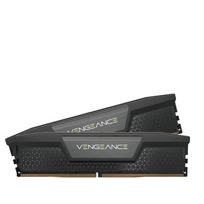 CORSAIR VENGEANCE RGB DDR5 RAM 32GB (2x16GB) 6600MHz CL38 인텔 XMP iCUE 호환 컴퓨터 메모리 - 블랙 (CMH32GX5M2B66, 2개