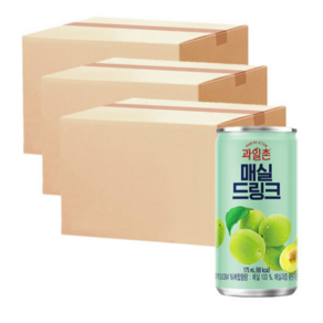 해태 썬키스트 매실 175ml 90캔 미니캔 매실 음료