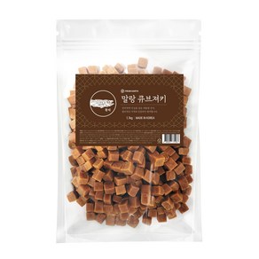 개기월식 강아지 말랑 큐브 져키, 황태, 1.1kg, 1개