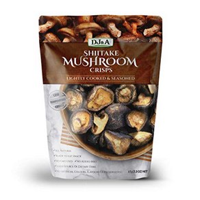 Shiitake Mushroom Crisps - Lightly Cooked and Seasoned 2.3 Ounce… 표고버섯 크리스프 - 가볍게 익히고 양념한 2.3온스