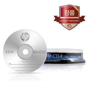 HP CD-R 10장 케이크 700MB 52X 공CD/공시디/공씨디 케이스