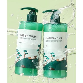 라운드랩 2pack 소나무 진정 시카 샴푸 400ml, 2개