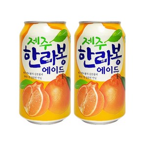 제주 한라봉에이드(뚱캔) 350ml x 12캔 과즙음료, 12개