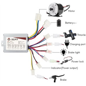 전기 자전거 dc 브 모터 속도 컨트롤러 36v 800w 48v 스쿠터, 36v800w