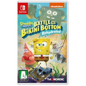 [중고] [스위치] 네모바지 스폰지밥 비키니 시티 전쟁 한글자막 SpongeBob Battle fo Bikini Bottom 닌텐도 정품칩 NS SWITCH