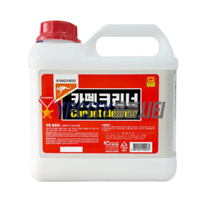 카펫크리너 3.75L 카페트 세척제 찌든때 얼룩 오염 세정제 청소 세제 클리너 캉가루, 1개