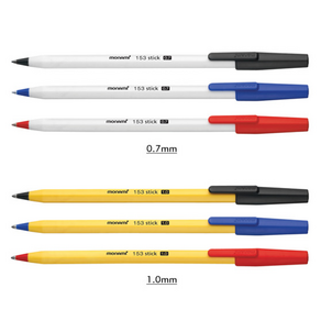 모나미 153스틱 볼펜 0.7/1.0mm/모나미볼펜