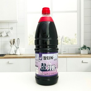 장터엔 참기름 참깨분100% 1.8L, 1개