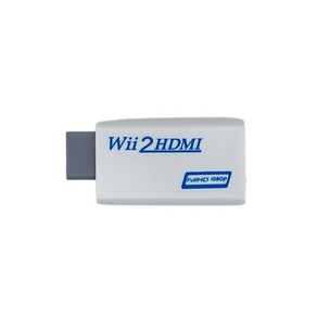 Wii to HDMI 닌텐도 컨버터 변환 위젠더 게임기 TV 연결, 1개