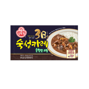 오뚜기 3일 숙성카레 순한맛 고형, 200g, 2개