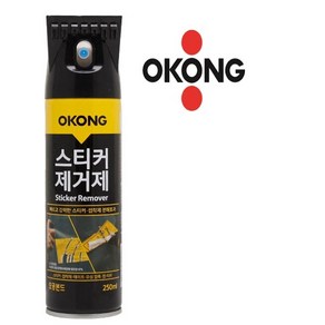 오공 접착제 스티커 제거제 헤라일체형 250ml 스티커제거제 스티커크리너 스티커자국제거 테이프자국제거, 1개