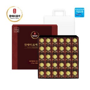 황제의품격 활력단 30환 3박스 총 90환+선물용쇼핑백녹용, 112.5g, 3개