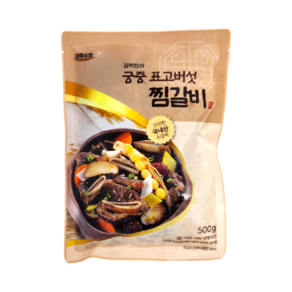 [방송상품] 김하진 표고버섯 찜갈비 500G, 6개