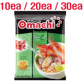 Thomy 베트남 라면 오마치 새우 OMACHI tom chua cay 5sao 10 20 30, 10개