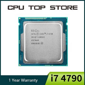 중고 인텔 코어 i7 4790 3.6GHz 쿼드 8MB 캐시 TDP 84W SR1QF 데스크탑 LGA 1150 CPU 프로세서