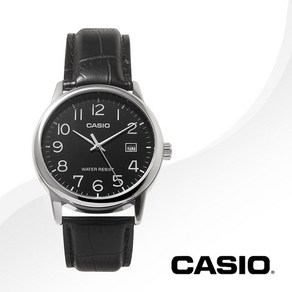 카시오 MTP-V002L-1B 카시오시계 CASIO 남성용 아날로그 가죽 시계