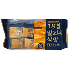 New 18겹 밀푀유 식빵 80gx8, 1개, 640g