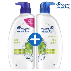 헤드앤숄더 애플 프레쉬 샴푸&린스 세트, 850ml, 1세트