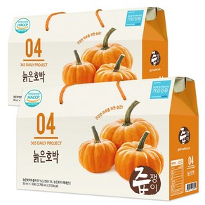 즙쟁이 늙은 호박즙 2박스 60포, 2.7L, 2개