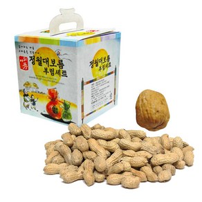 정월대보름 부럼 케이스 피땅콩60g + 호두1알 견과류, 1, 70g, 70g