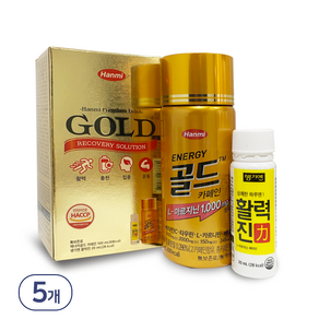 한미 에너지골드카페인+생기엔활력진세트 5개, 1세트, 100ml