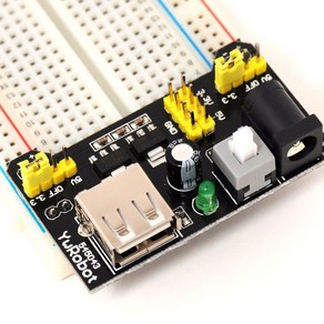 [파츠키츠] 브레드보드 전원공급 모듈 빵판전원 아두이노 3.3V 5V