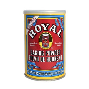 Royal Baking Powde - Gluten Fee Vegan Vegetaian Double Acting Baking Powde in a Resealable, 623g, 1개