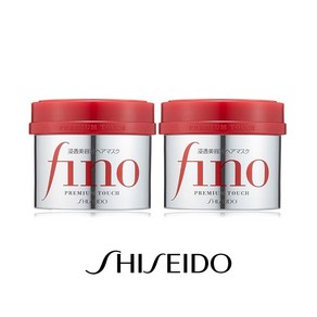 시세이도 피노 헤어 트리트먼트 팩 마스크 2개 FINO, 230g