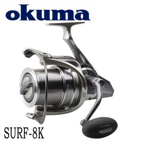 OKUMA-8K 베이트피더 스피닝 낚시 릴 5 + 1BB 잉어 낚시 롱 프론탈 캐스팅 릴 바다 서핑 낚시 릴 18KG 파워, SURF 8K, SURF 8K, 1개