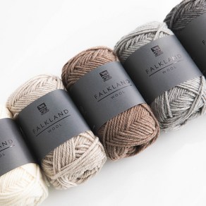 [DARUMA] 다루마 포클랜드 울(Folkland Wool) 50g 다루마실 다루마뜨개실 포클랜드울 뜨개실 털실 울실 야나, 3 코코브라운, 1개