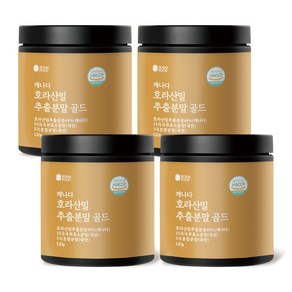 캐나다 카무트 호라산밀 골드 곡물 효소 추출 분말 식약청인증, 4개, 120g