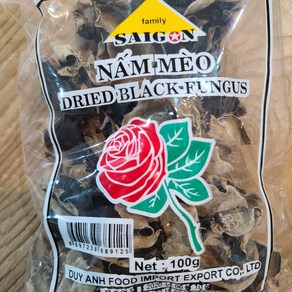 베트남식품 건조 목이버섯 베트남목이버섯 Dried Black fungus 100g