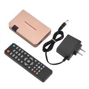 RF to HDMI 호환 모든 표준 컨버터 아날로그 TV 수신기 어댑터 디지털 박스 원격 제어, 1개