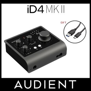 [USB-C 케이블증정] Audient iD4 MK2 오디언트 iD4 MK2 아이디4 MKII 오디오 인터페이스 오인페, Audient id4 mk2 [USB 인터페이스]