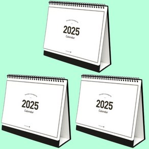 2025년 모닝글로리 탁상달력 1세트(3개) 스탠딩 캘린더 25 [별과나무], 화이트, 3개