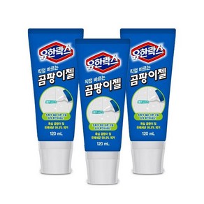 유한 화장실 베란다 실리콘 욕실 타일 벽 곰팡이 제거제, 120ml, 1개