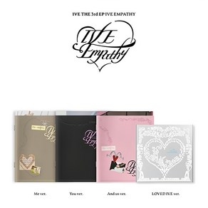 [ 공식포카1종증정+초판특전포함 ] 아이브 앨범 (IVE) - 3d EP (IVE EMPATHY) + 케이크뮤직 GIFT, And US (핑크)