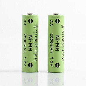 2000mAh 니켈수소 AA 충전지 2p NI-MH 충전배터리, 1개