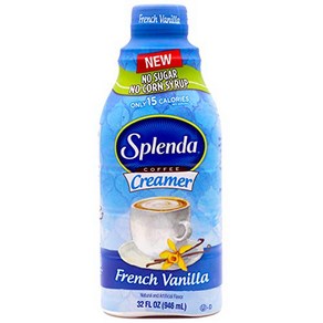 SPLENDA Vanilla Coffee Ceame 32 Ounce SPLENDA 바닐라 커피 크리머 32온스, 1개