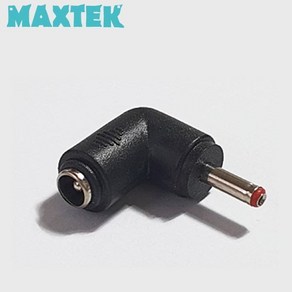 [MAXTEK] DC전원 to DC전원 M/F 변환젠더 90도 꺽임 입력:외경5.5 / 내경2.1 출력:외경3.5 / 내경1.35 [MT325], 1개