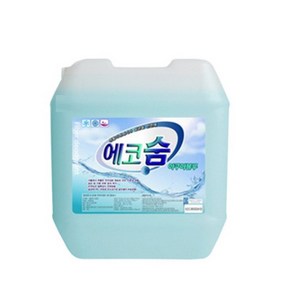 섬유탈취제 에코숨 18.75L 아쿠아블루향 냄새제거 대용량 섬유향수 정전기방지제