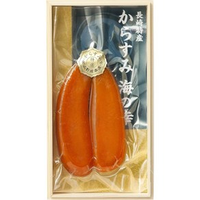 오다와라 본점 카라스미 말린 숭어알 어란 고급 사케 안주, 약 70g, 1개