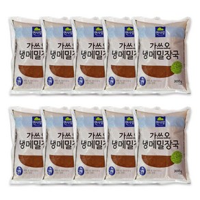 면사랑 가쓰오 냉 메밀장국, 300g, 10개