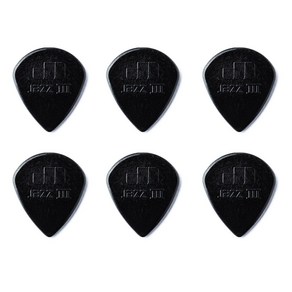 지엠뮤직_세트(6)던롭피크47R3S Nylon JazzⅢ 1.38mm 나이론재즈3 Dunlop PICK (No.31세트)