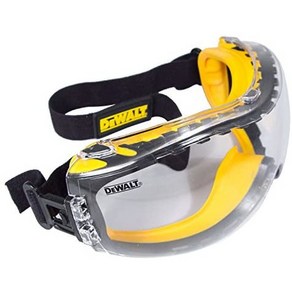 Dewalt DPG82-11C Concealer Clear Anti-Fog 듀얼 몰드 안전 고글 투명 렌즈 1 쌍