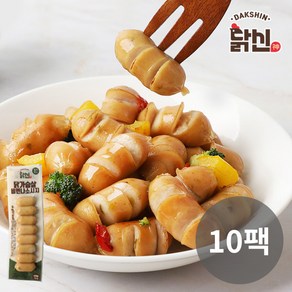 [다신샵] 닭신 닭가슴살 비엔나소시지 10팩, 64g, 10개